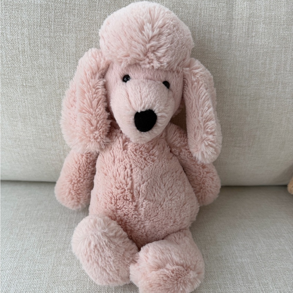 Jellycat pink poodle